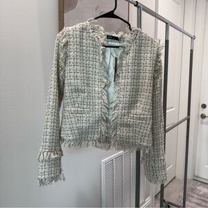 Ina Chic Cream Tweed Jacket